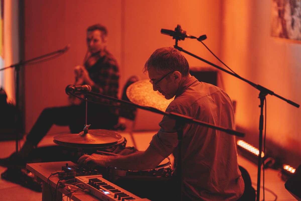Voress Museum-mouseio-vorre-after-hours-gian-van-aggelopoulos-fotis-siotas-modular-synth-tympana-electronic-live
