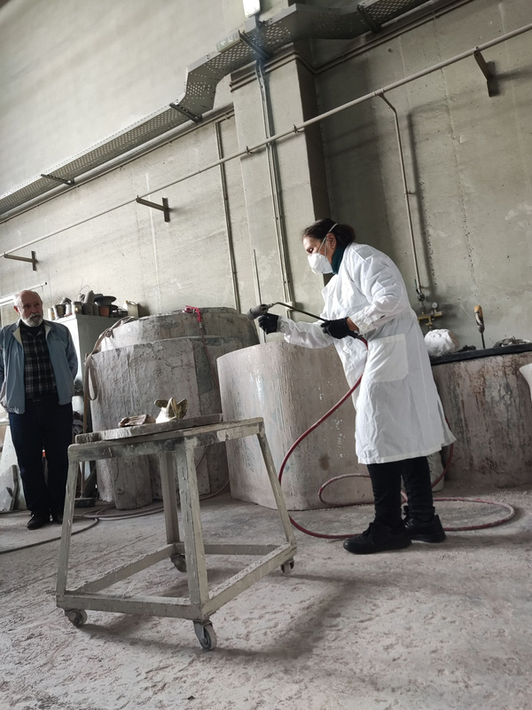 Voress Museum-mouseio-vorre-apo-tin-paradosiaki-sti-sygchroni-metallotechnia-foundry-demonstration-2