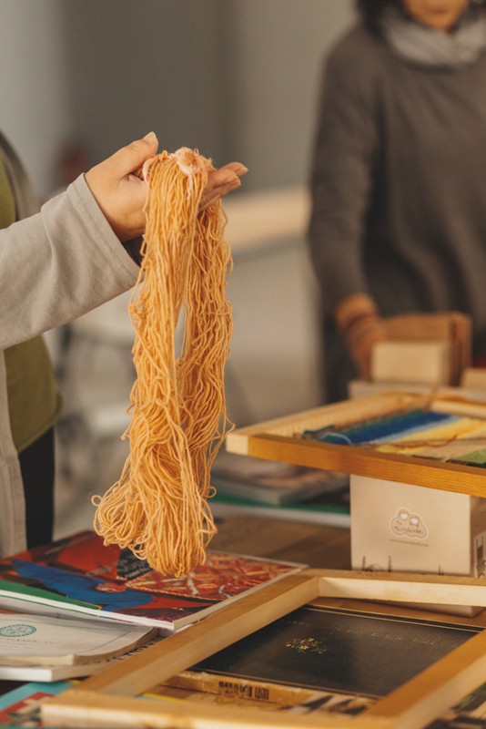 Voress Museum-mouseio-vorre-to-ateleioto-nima-the-endless-thread-nimata-ylika-yarn-materials-weaving-workshop-2