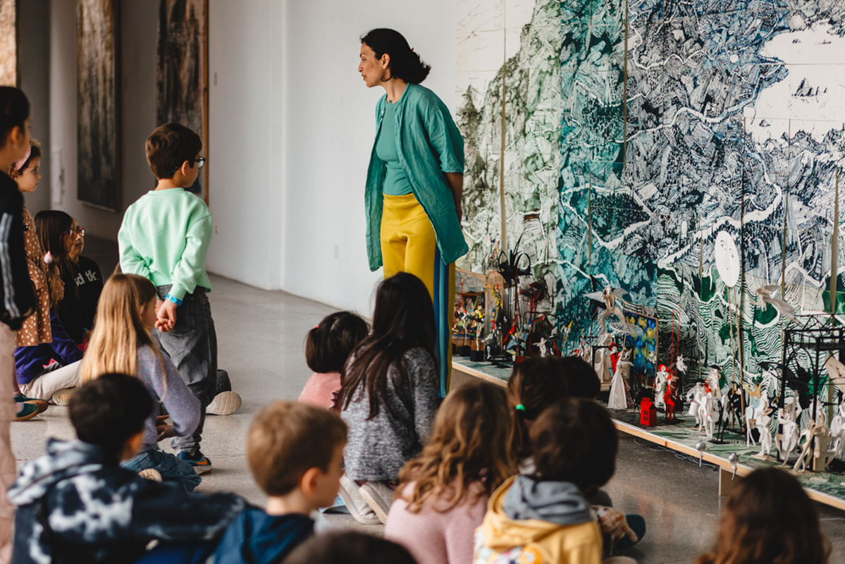 Voress Museum-mouseio-vorre-xroma-psalidi-molyvi-xarti-apostolos-vettas-paper-sculptures-with-children